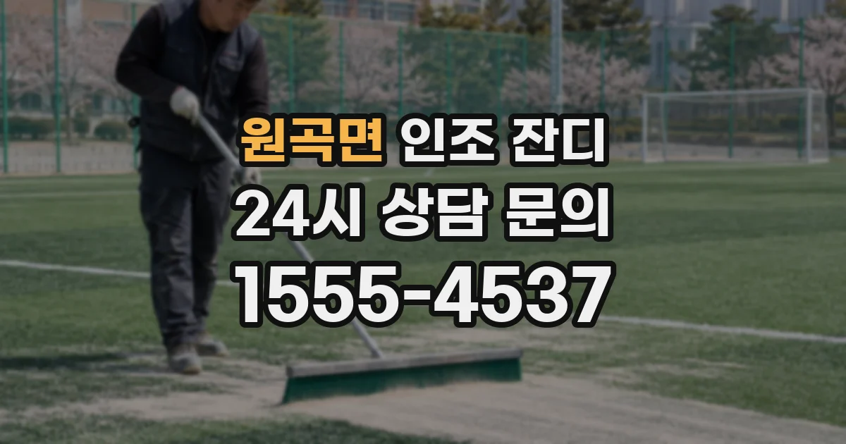 원곡면 인조 잔디