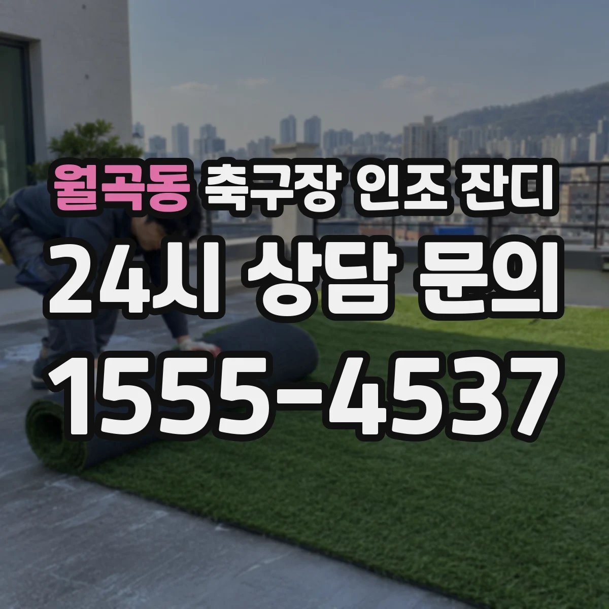 월곡동 축구장 인조 잔디