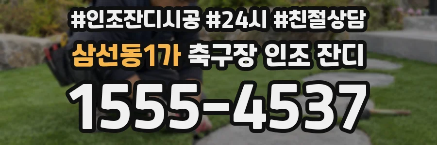 삼선동1가 축구장 인조 잔디