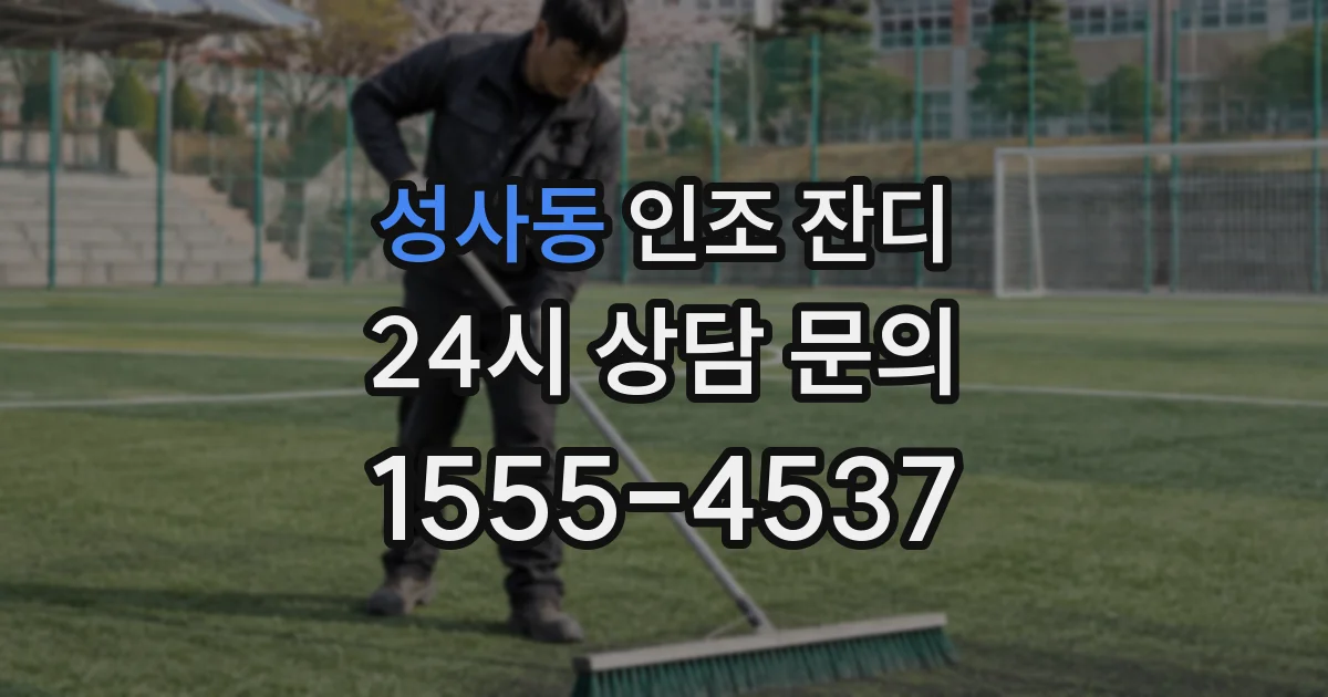 성사동 인조 잔디