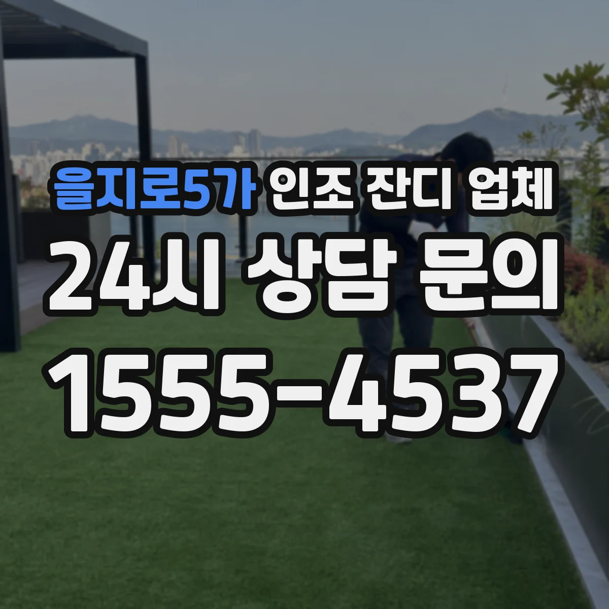 을지로5가 인조 잔디 업체