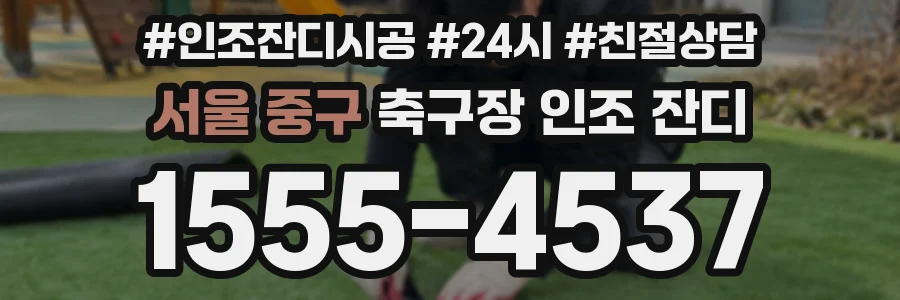 서울 중구 축구장 인조 잔디