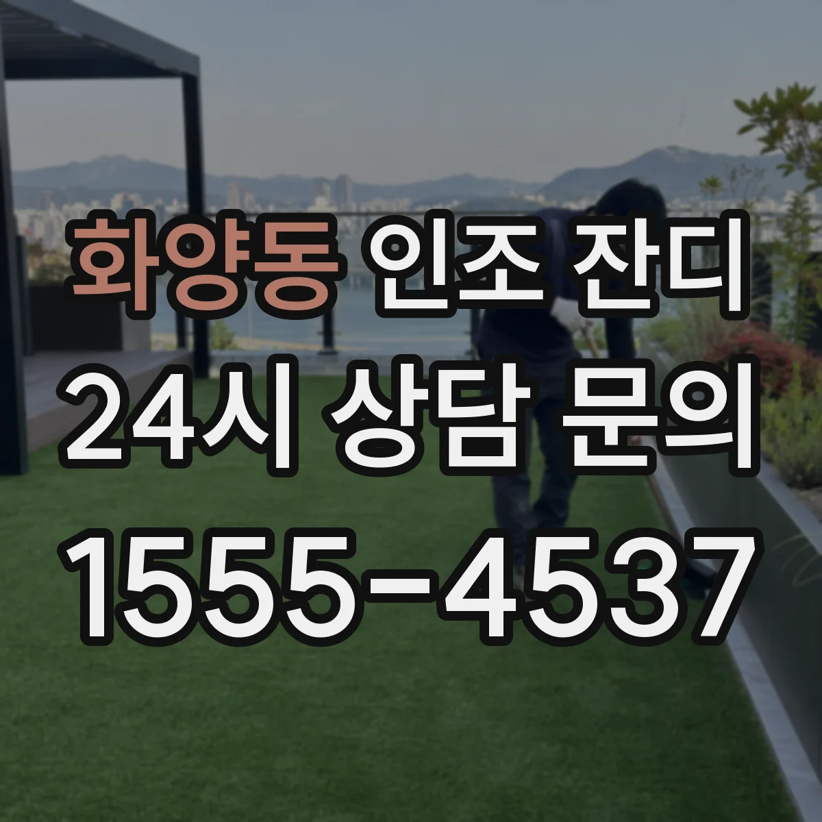 화양동 인조 잔디