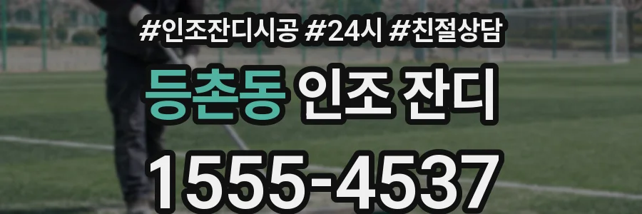 등촌동 인조 잔디