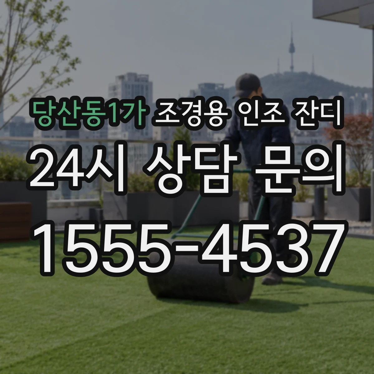 당산동1가 조경용 인조 잔디