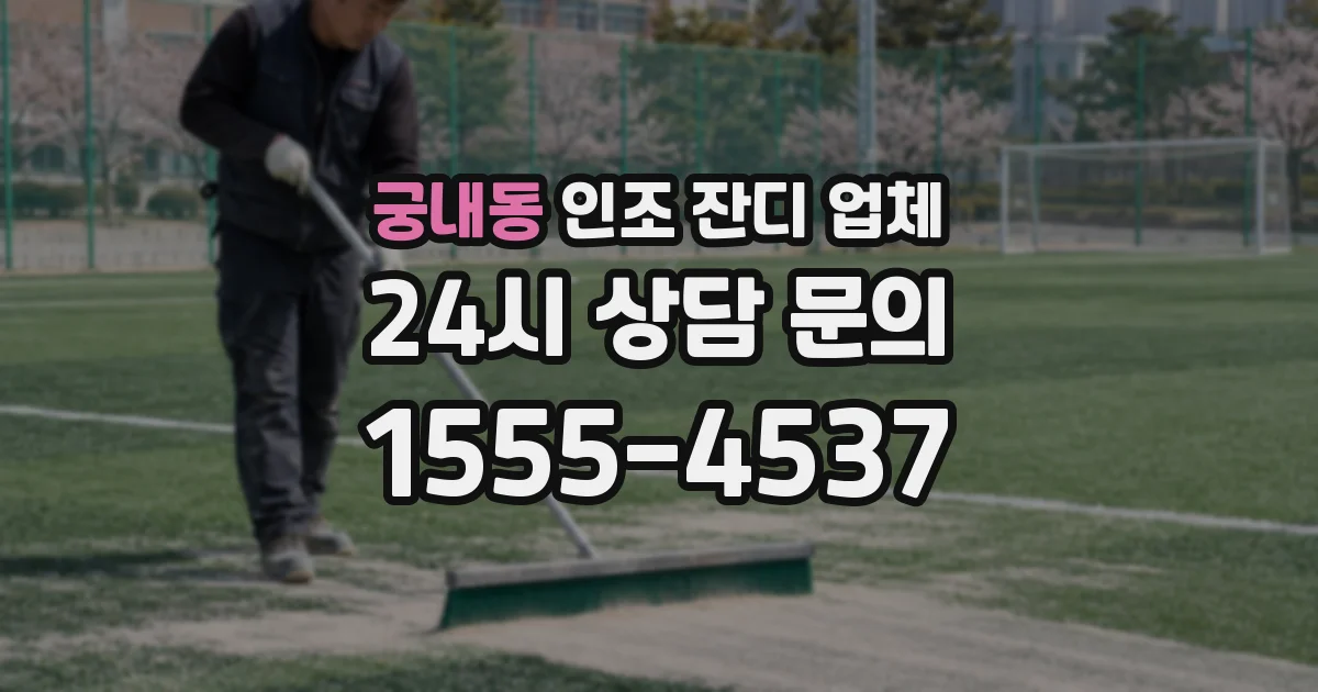 궁내동 인조 잔디 업체
