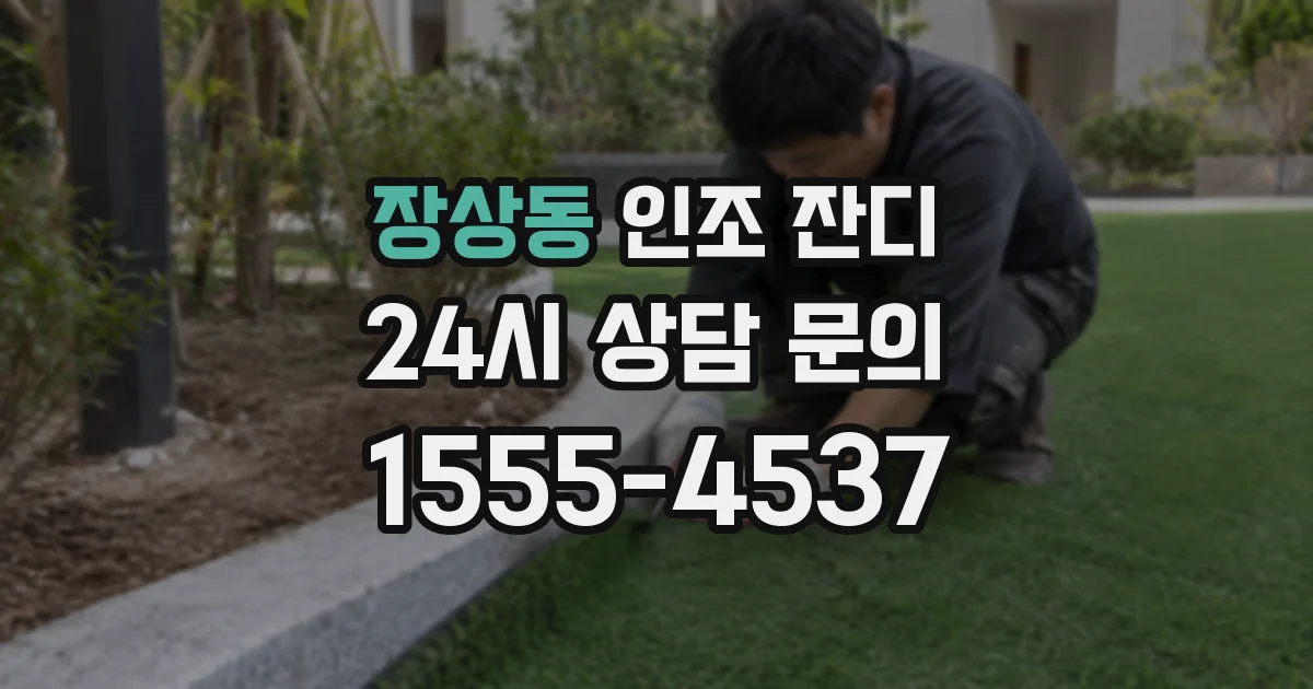 장상동 인조 잔디