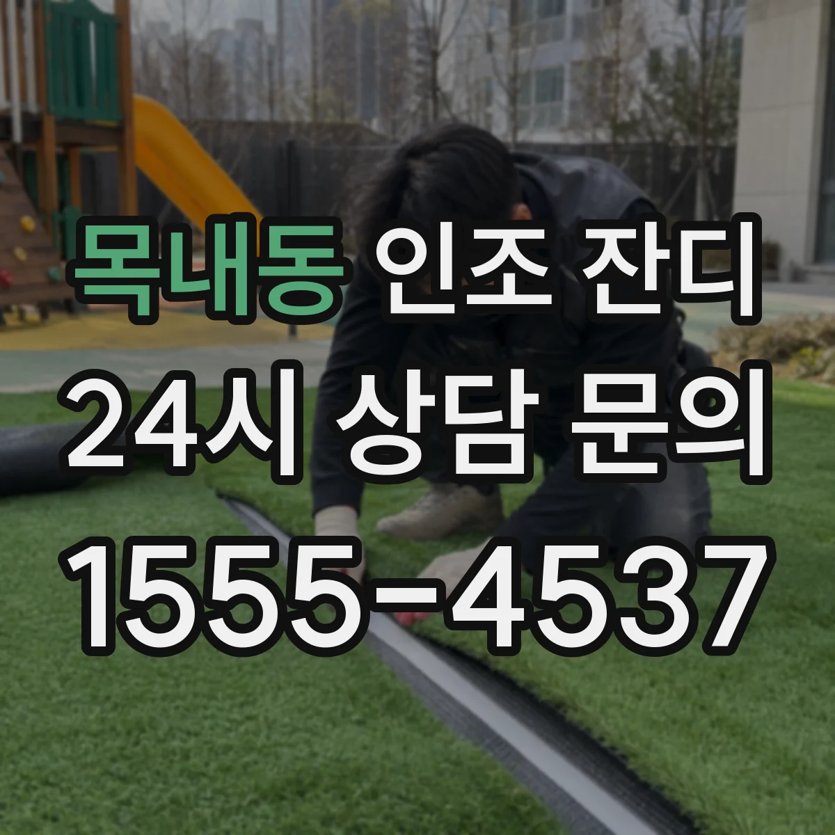 목내동 인조 잔디