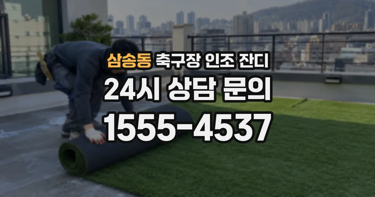 삼송동 축구장 인조 잔디