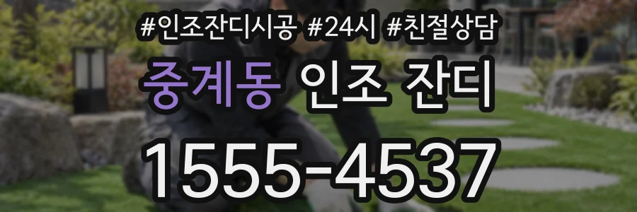 중계동 인조 잔디