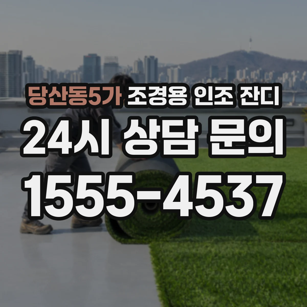당산동5가 조경용 인조 잔디