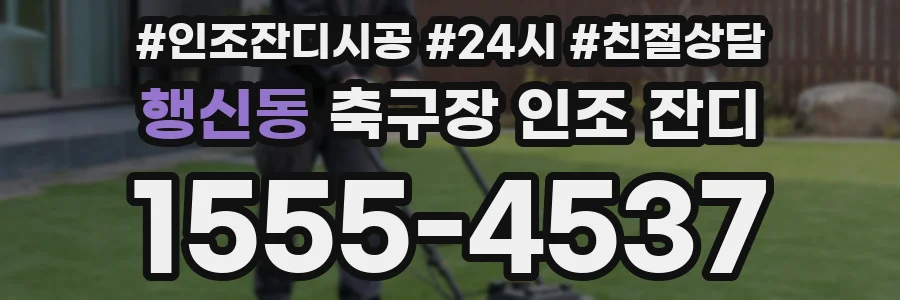 행신동 축구장 인조 잔디