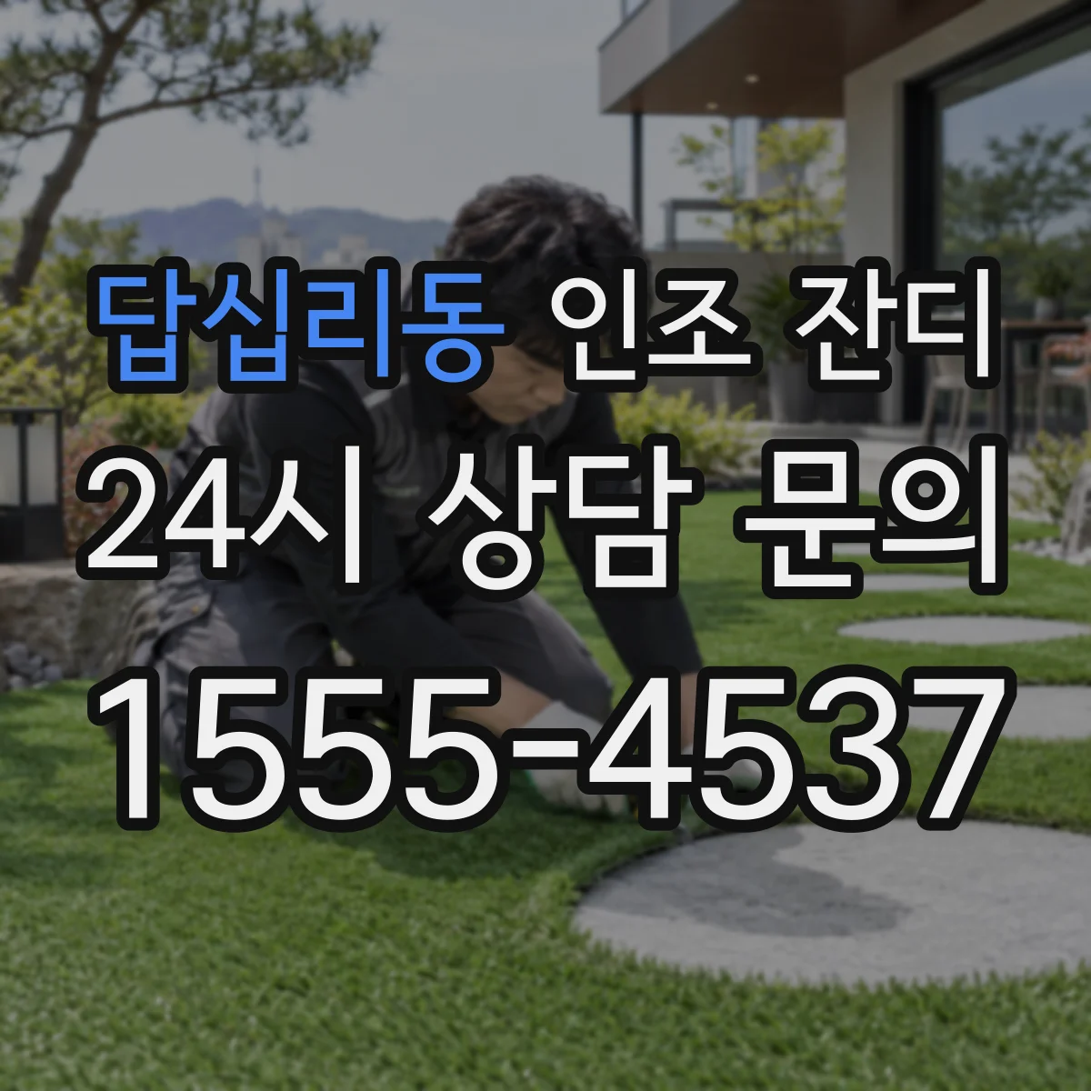 답십리동 인조 잔디