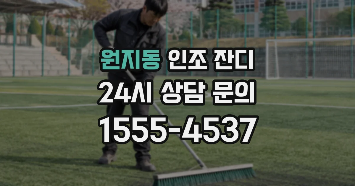 원지동 인조 잔디