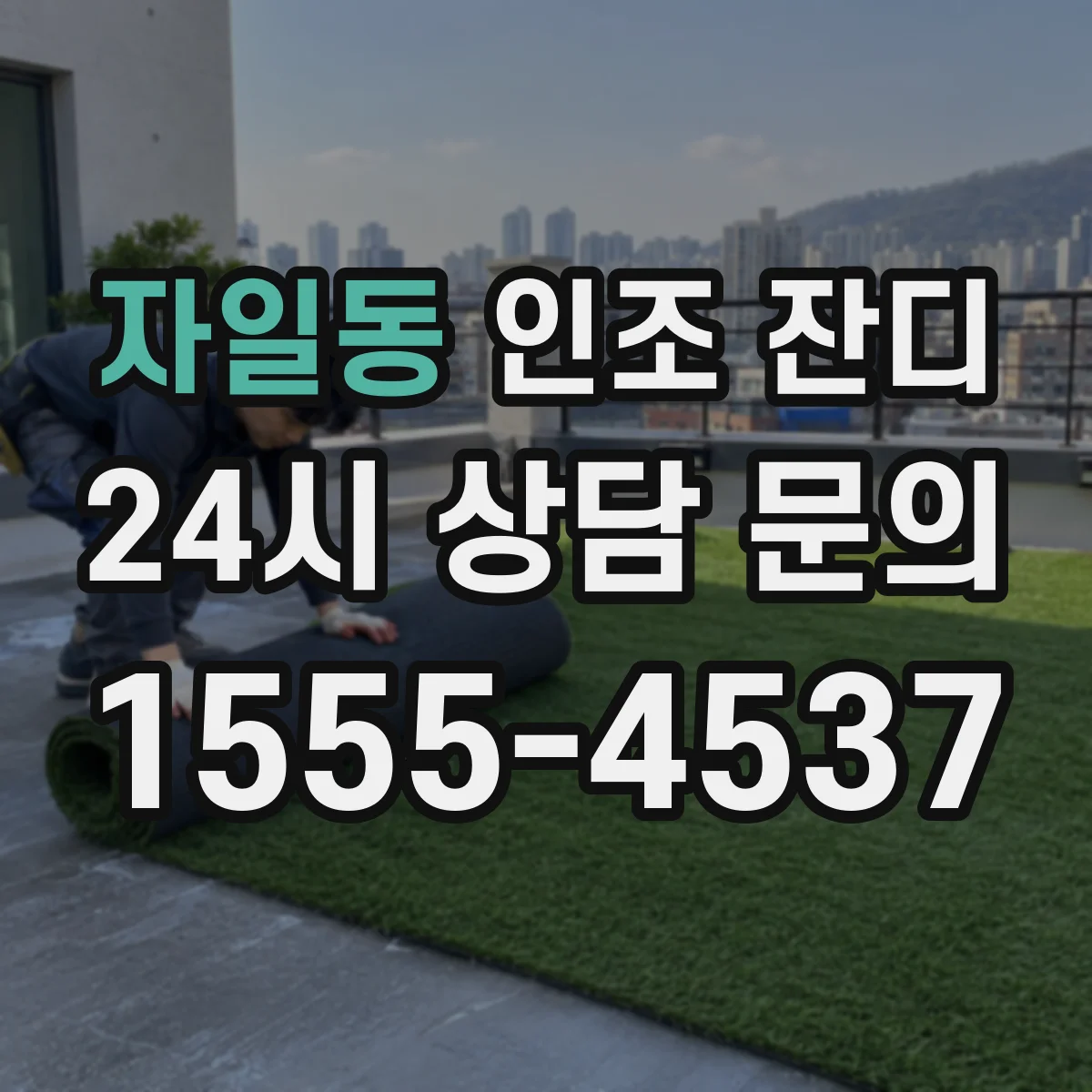 자일동 인조 잔디
