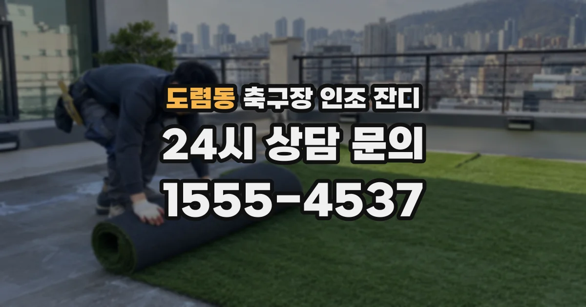 도렴동 축구장 인조 잔디
