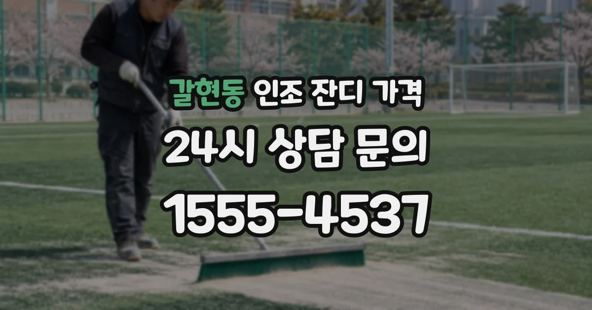 갈현동 인조 잔디 가격