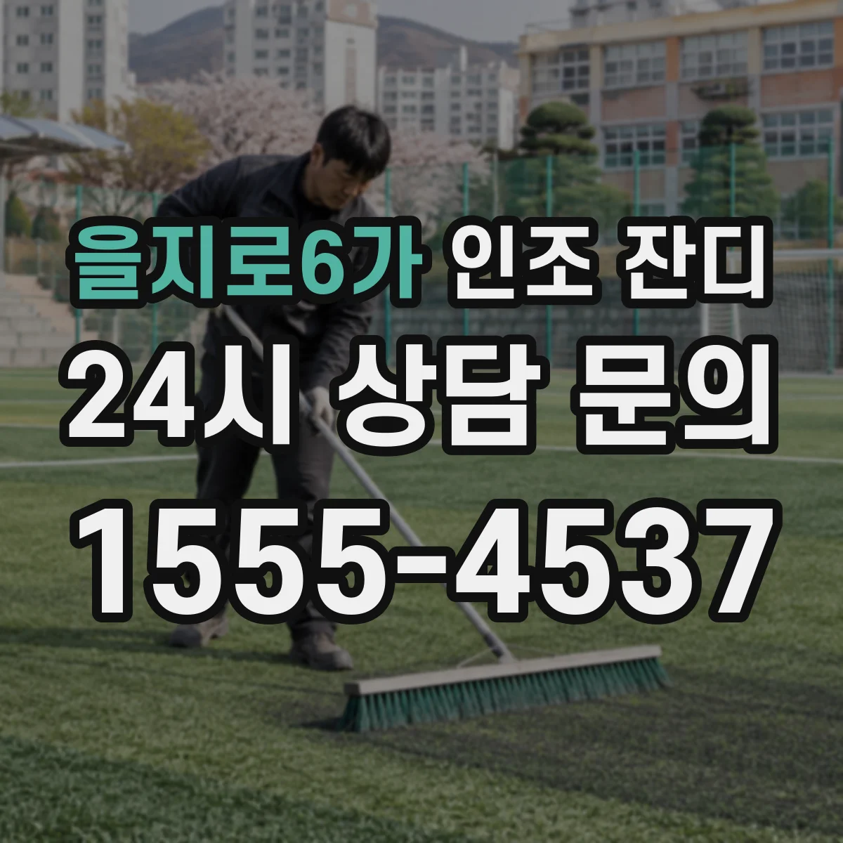 을지로6가 인조 잔디