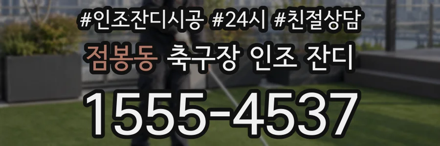 점봉동 축구장 인조 잔디