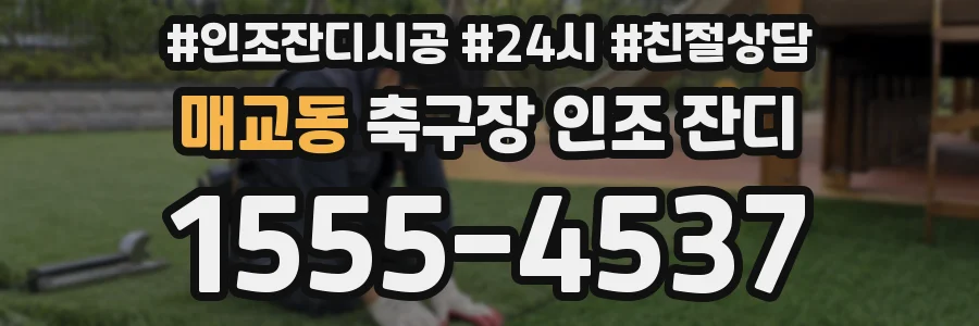 매교동 축구장 인조 잔디
