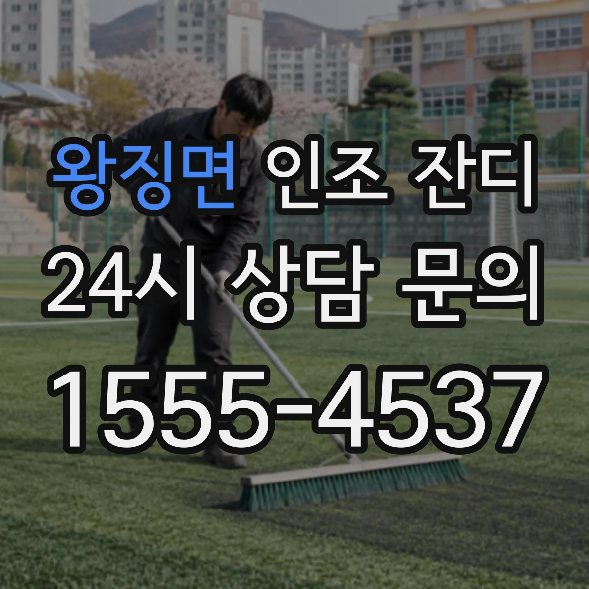 왕징면 인조 잔디