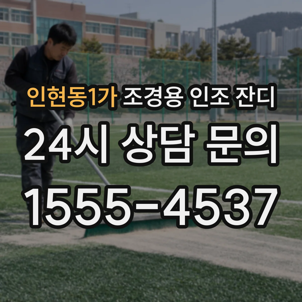 인현동1가 조경용 인조 잔디