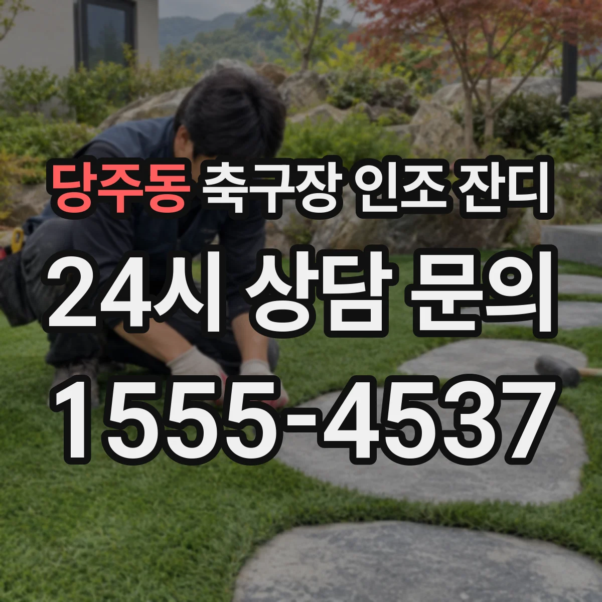당주동 축구장 인조 잔디