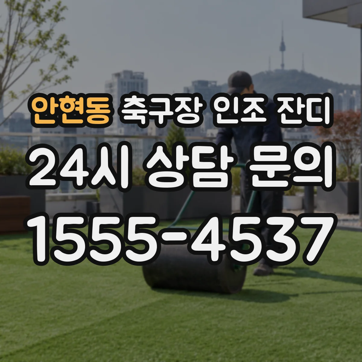 안현동 축구장 인조 잔디