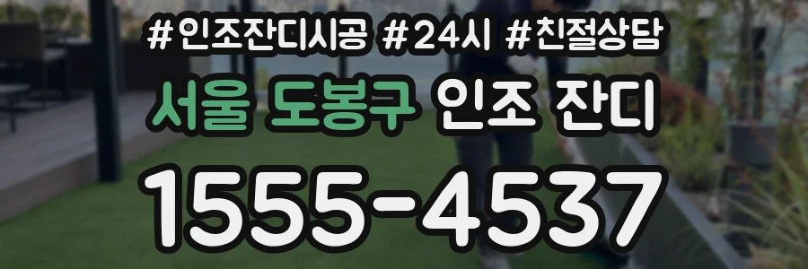 서울 도봉구 인조 잔디