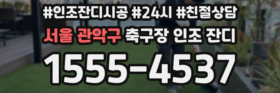 서울 관악구 축구장 인조 잔디