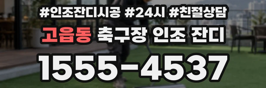 고읍동 축구장 인조 잔디