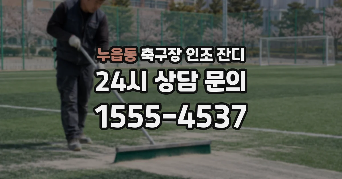 누읍동 축구장 인조 잔디