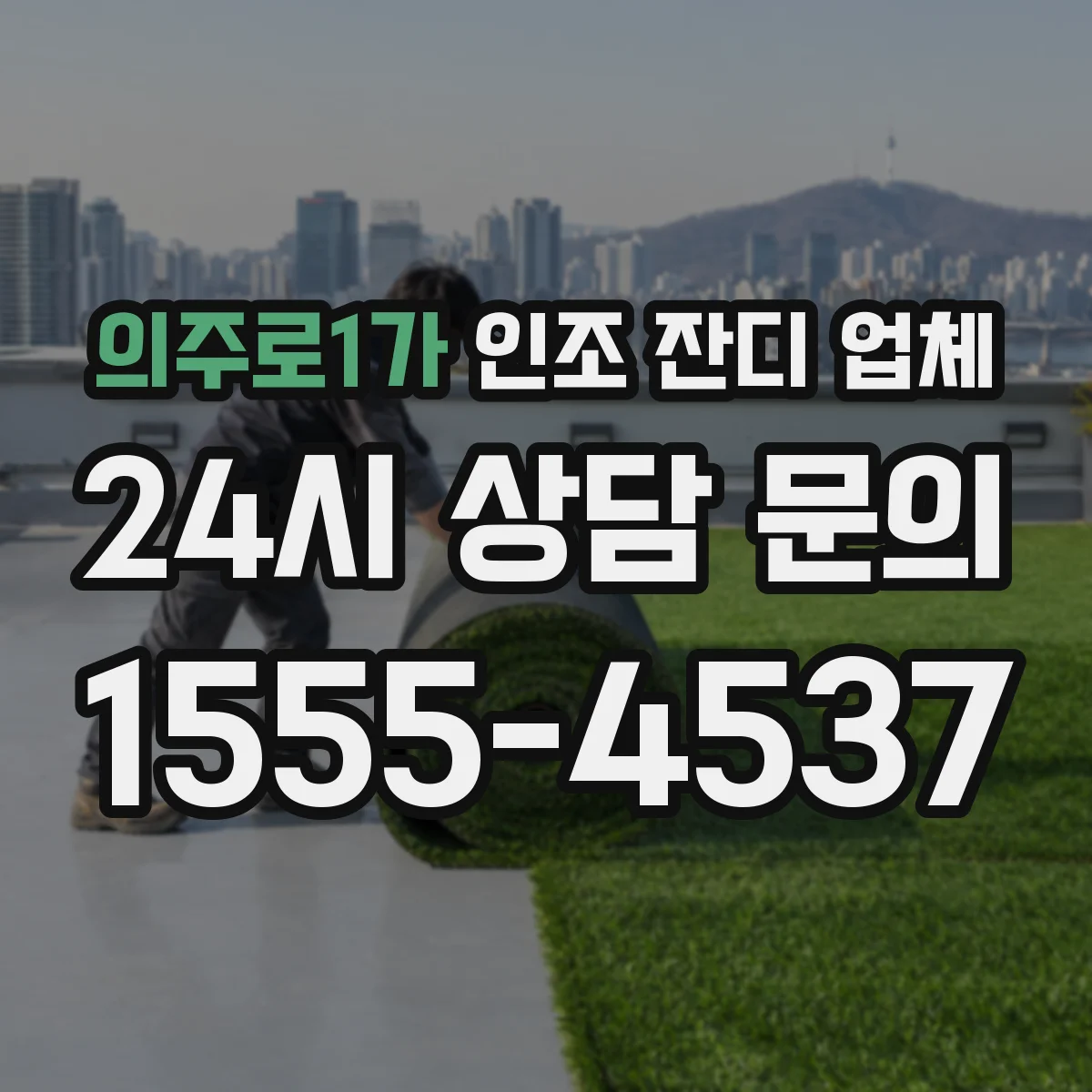 의주로1가 인조 잔디 업체