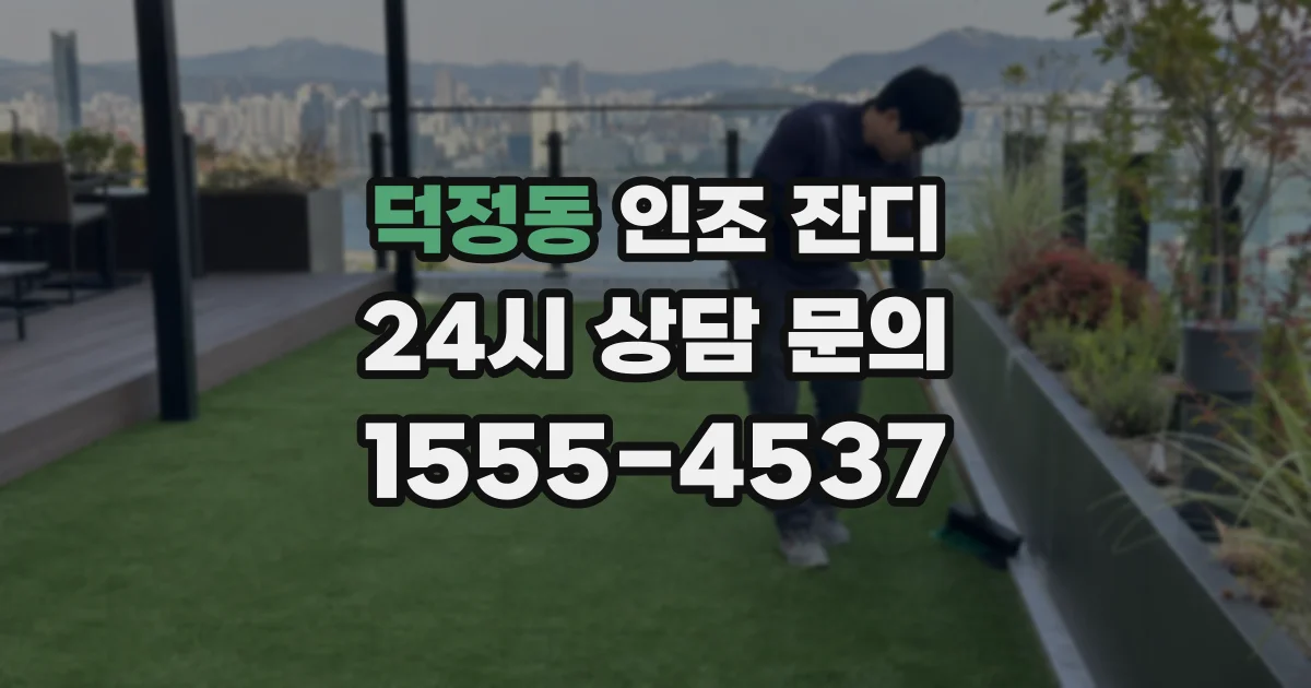 덕정동 인조 잔디