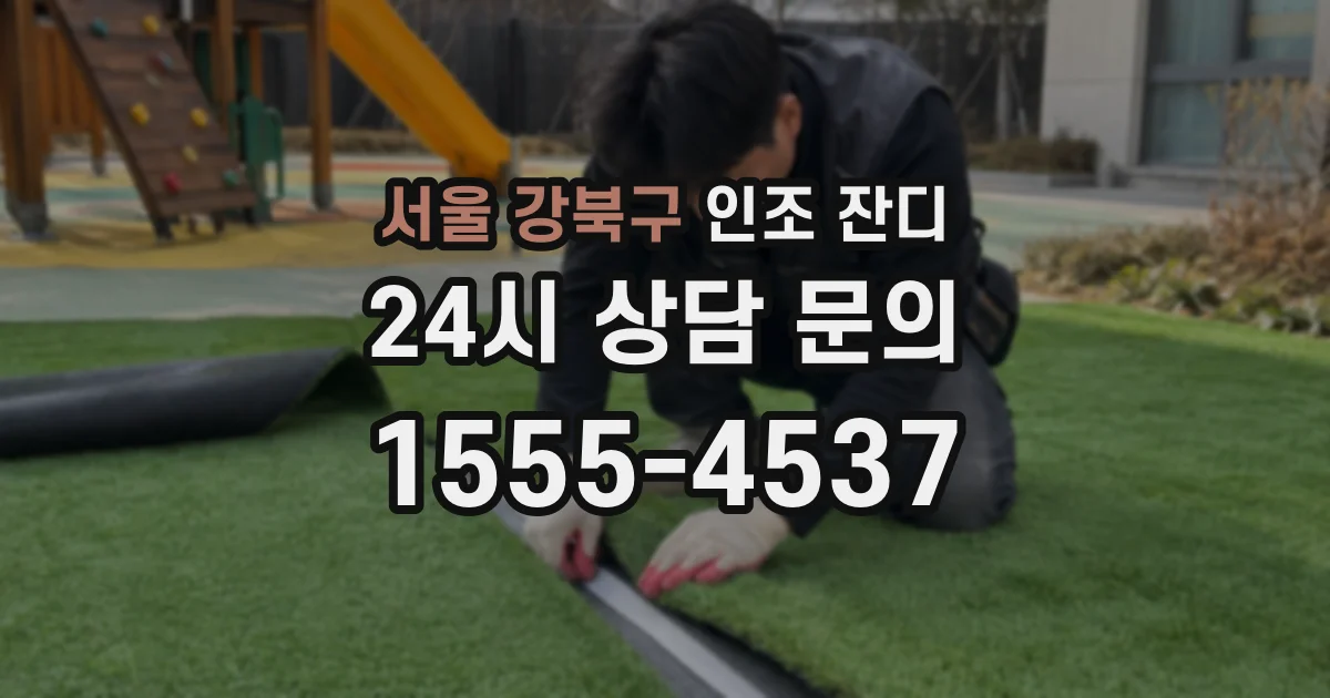 서울 강북구 인조 잔디