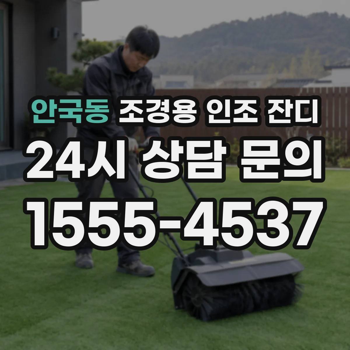 안국동 조경용 인조 잔디