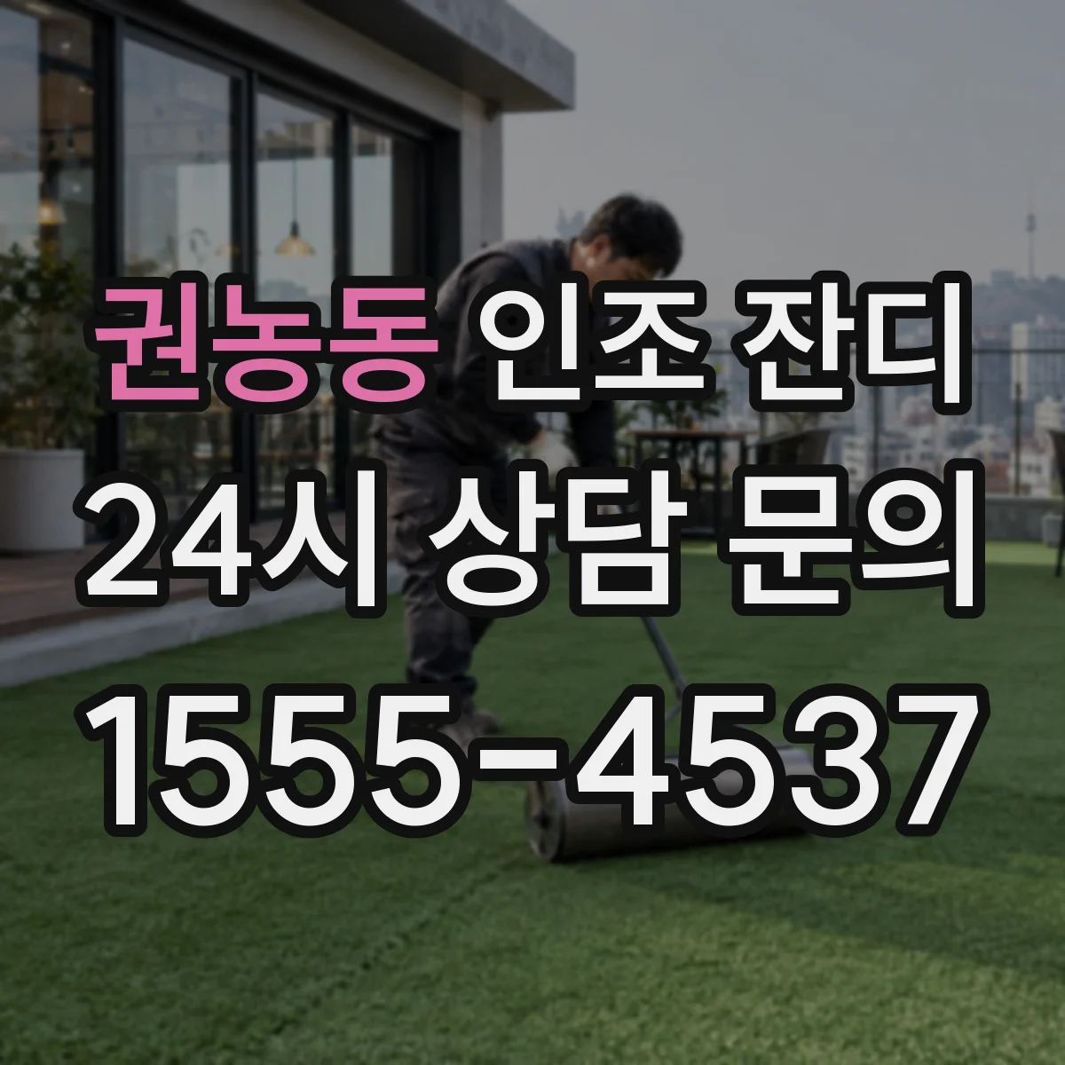 권농동 인조 잔디