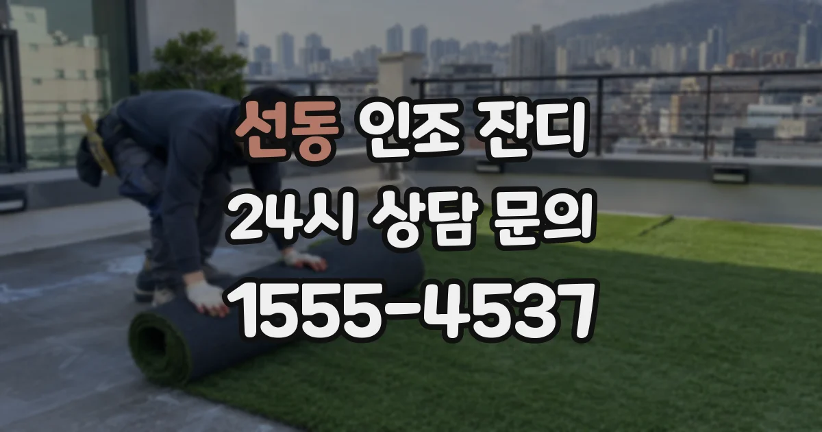 선동 인조 잔디