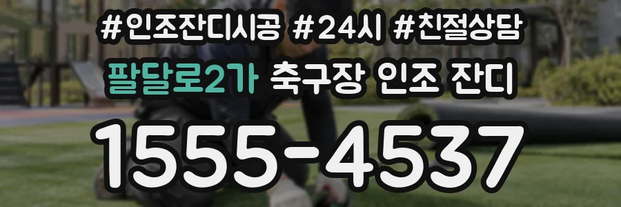 팔달로2가 축구장 인조 잔디
