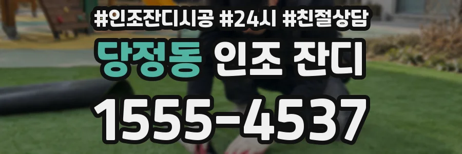 당정동 인조 잔디