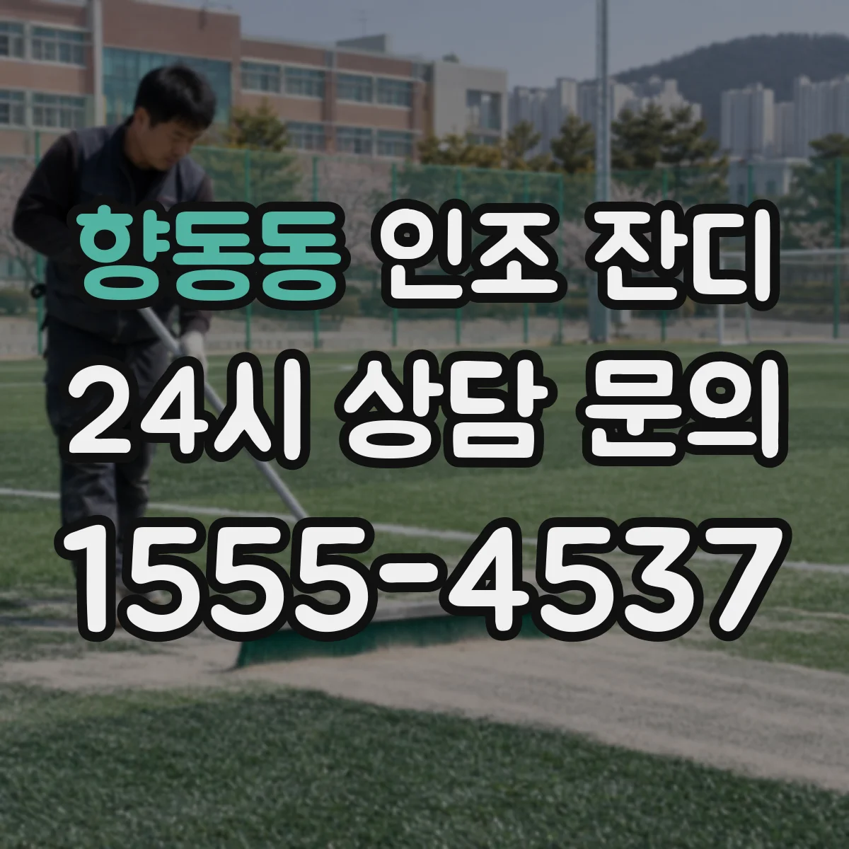 향동동 인조 잔디