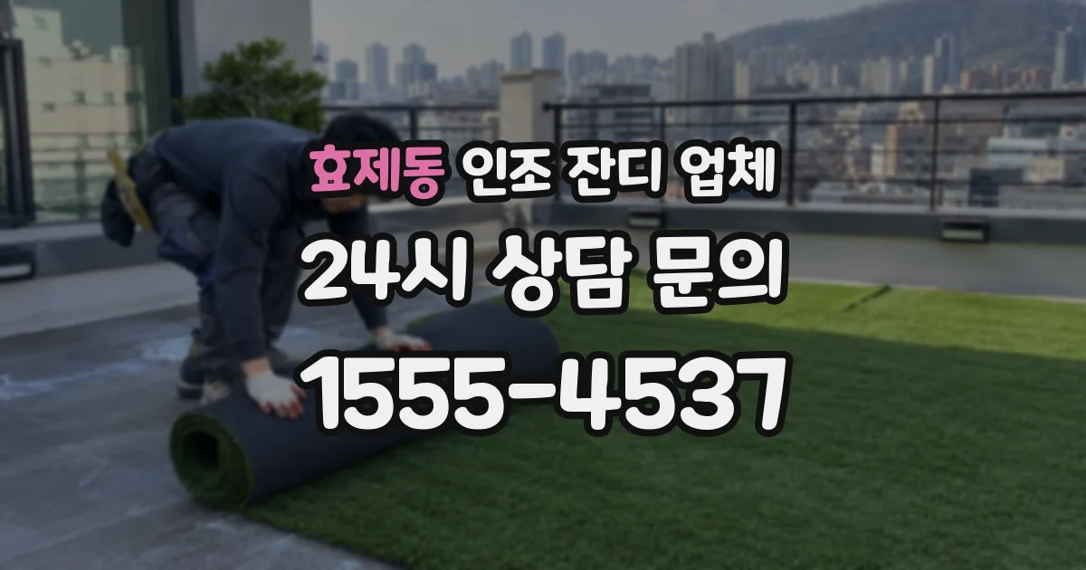 효제동 인조 잔디 업체