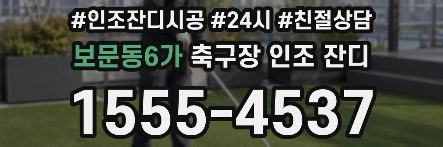 보문동6가 축구장 인조 잔디