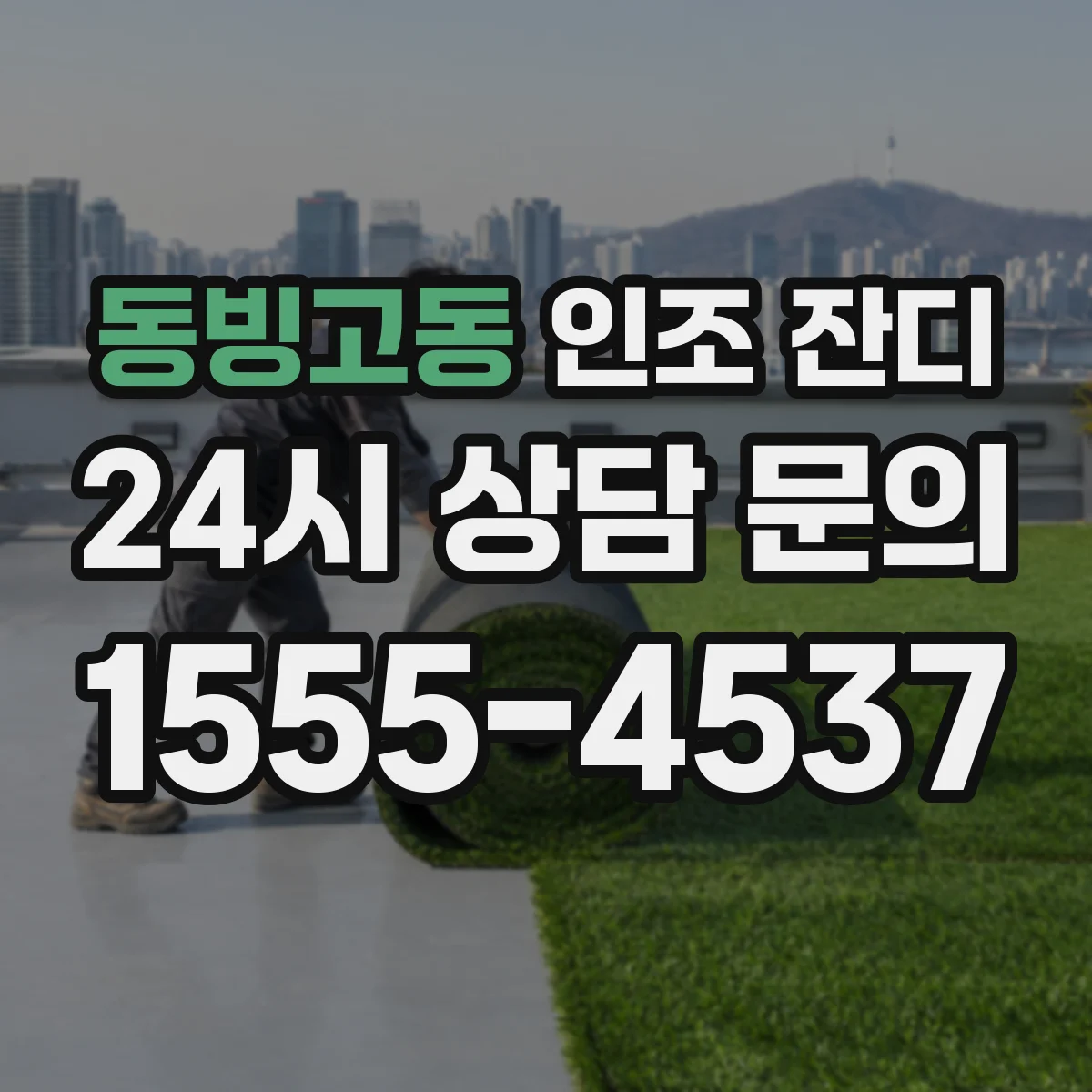 동빙고동 인조 잔디