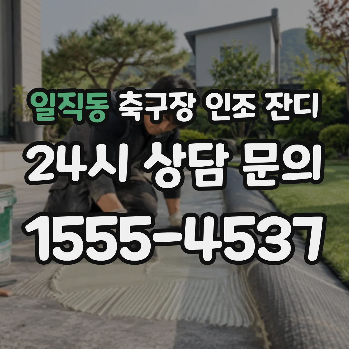 일직동 축구장 인조 잔디