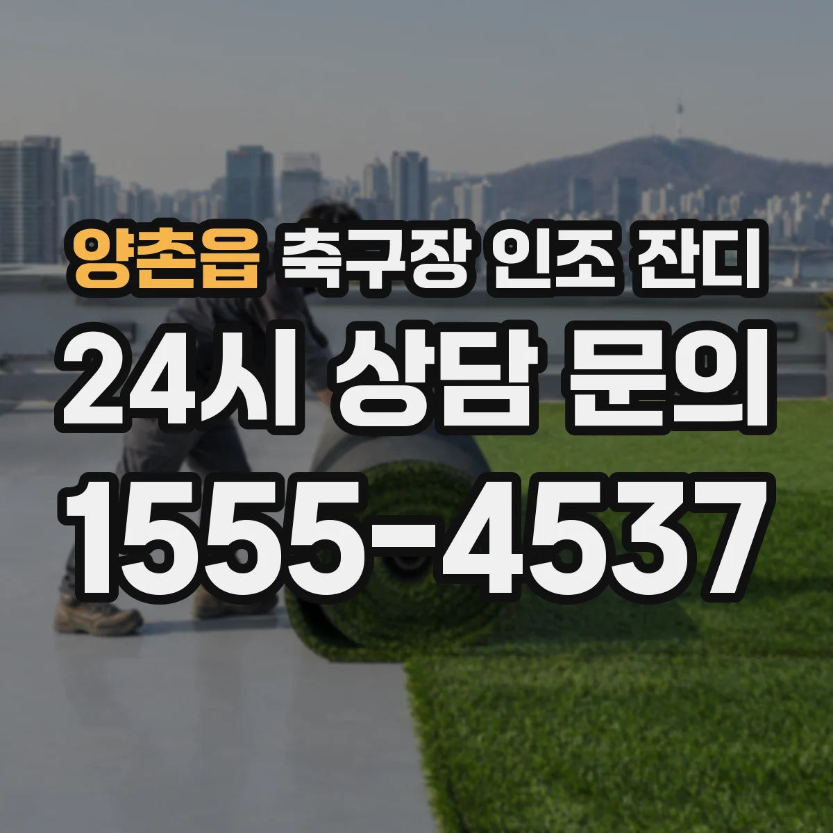 양촌읍 축구장 인조 잔디