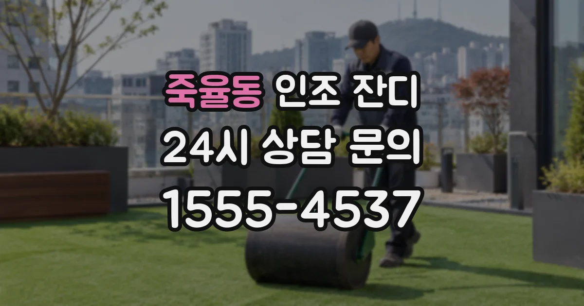 죽율동 인조 잔디