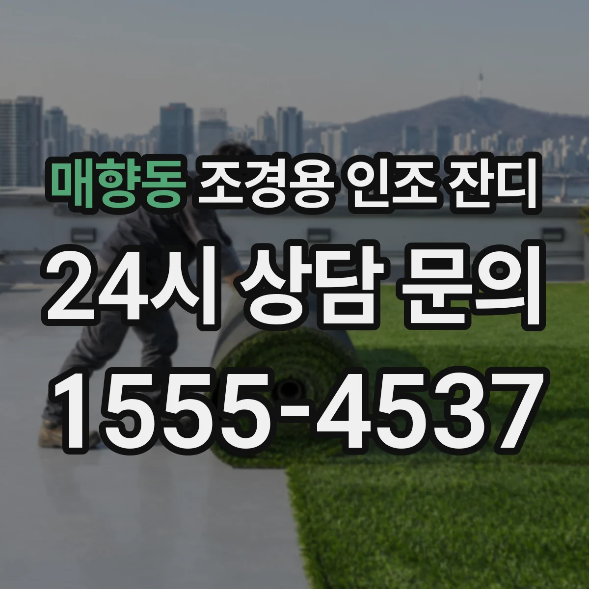 매향동 조경용 인조 잔디