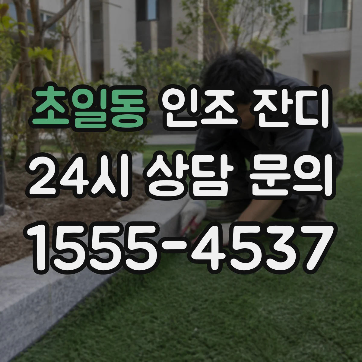 초일동 인조 잔디