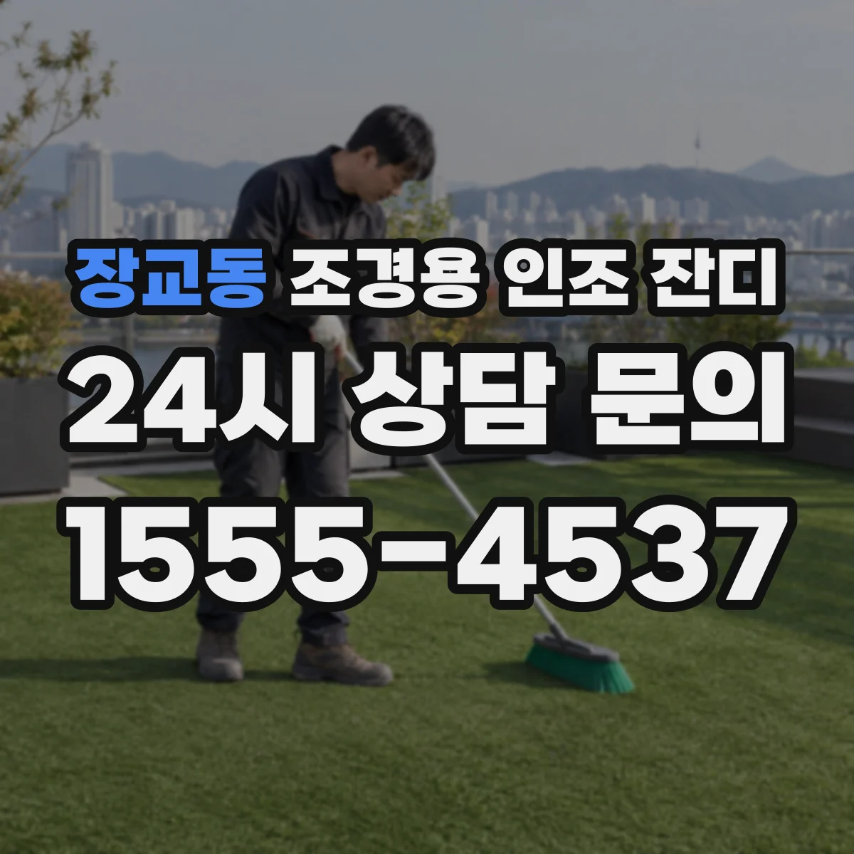 장교동 조경용 인조 잔디